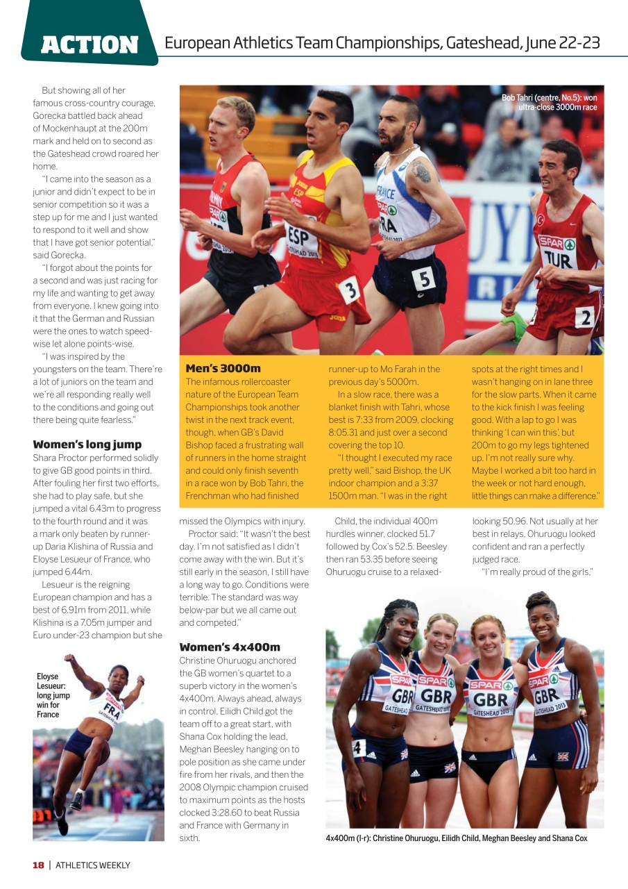 AW – Athletics Weekly Magazine Preview Pages
