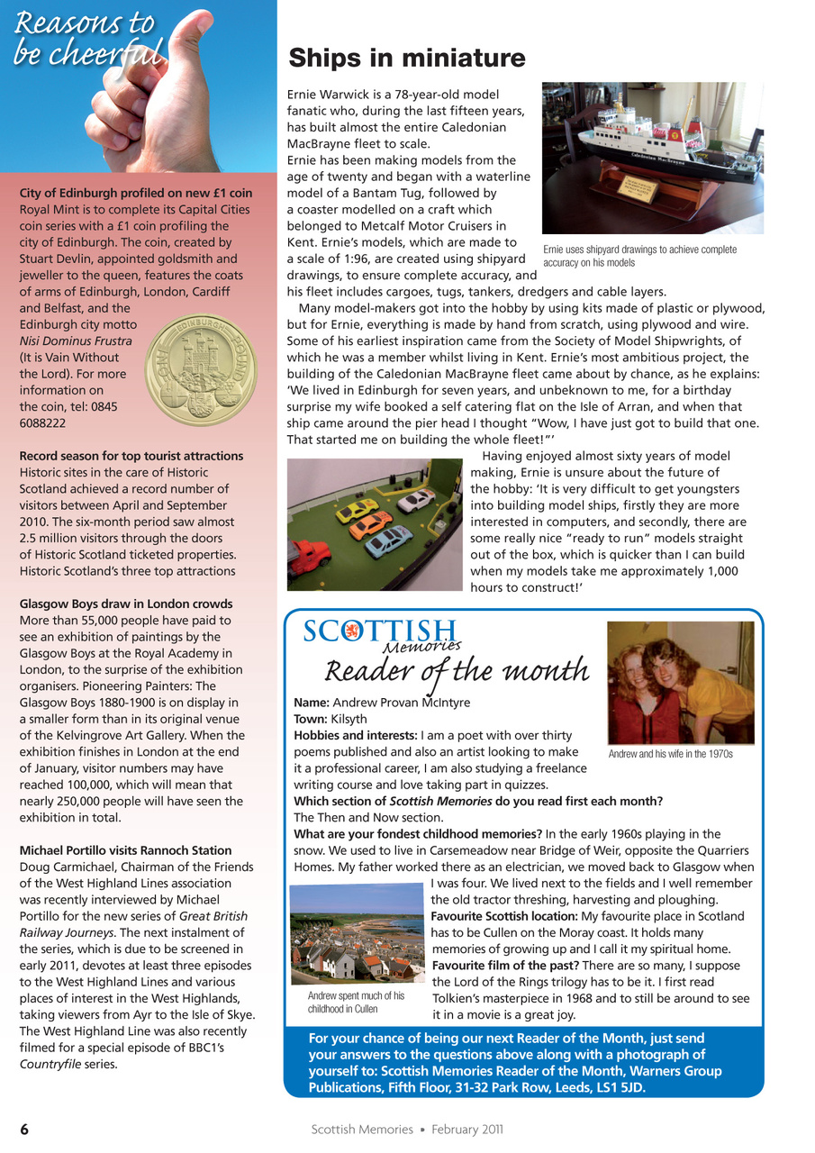 Scottish Memories Preview Pages