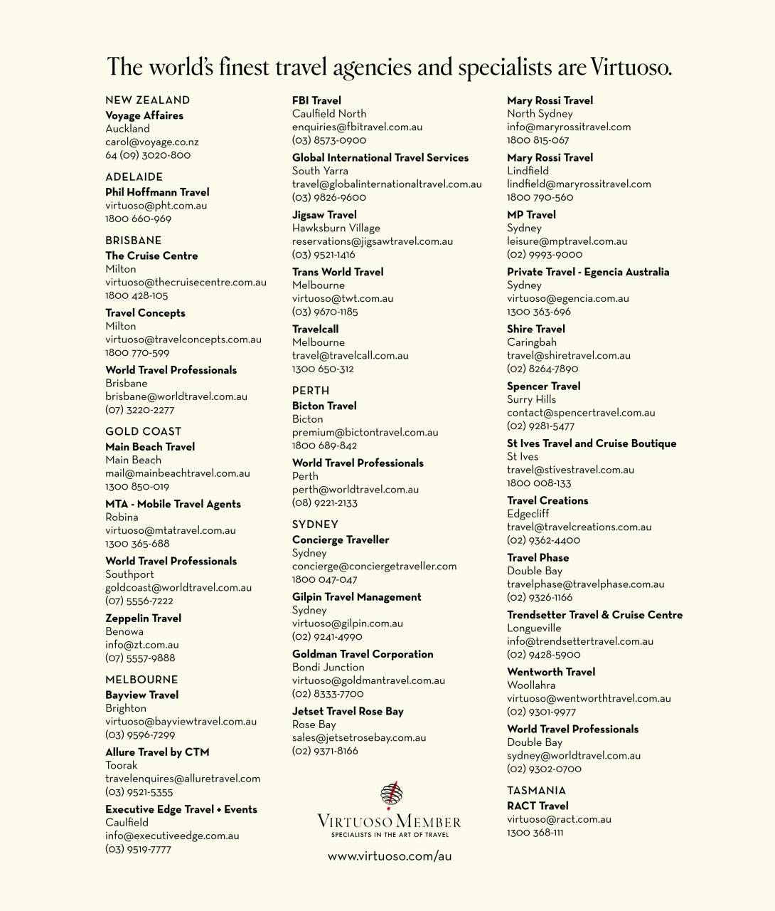 Luxury Travel Preview Pages