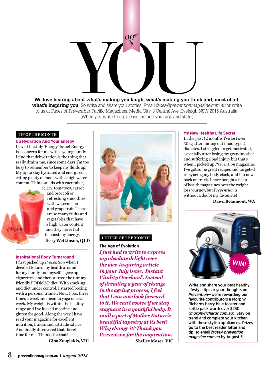 Prevention Preview Pages