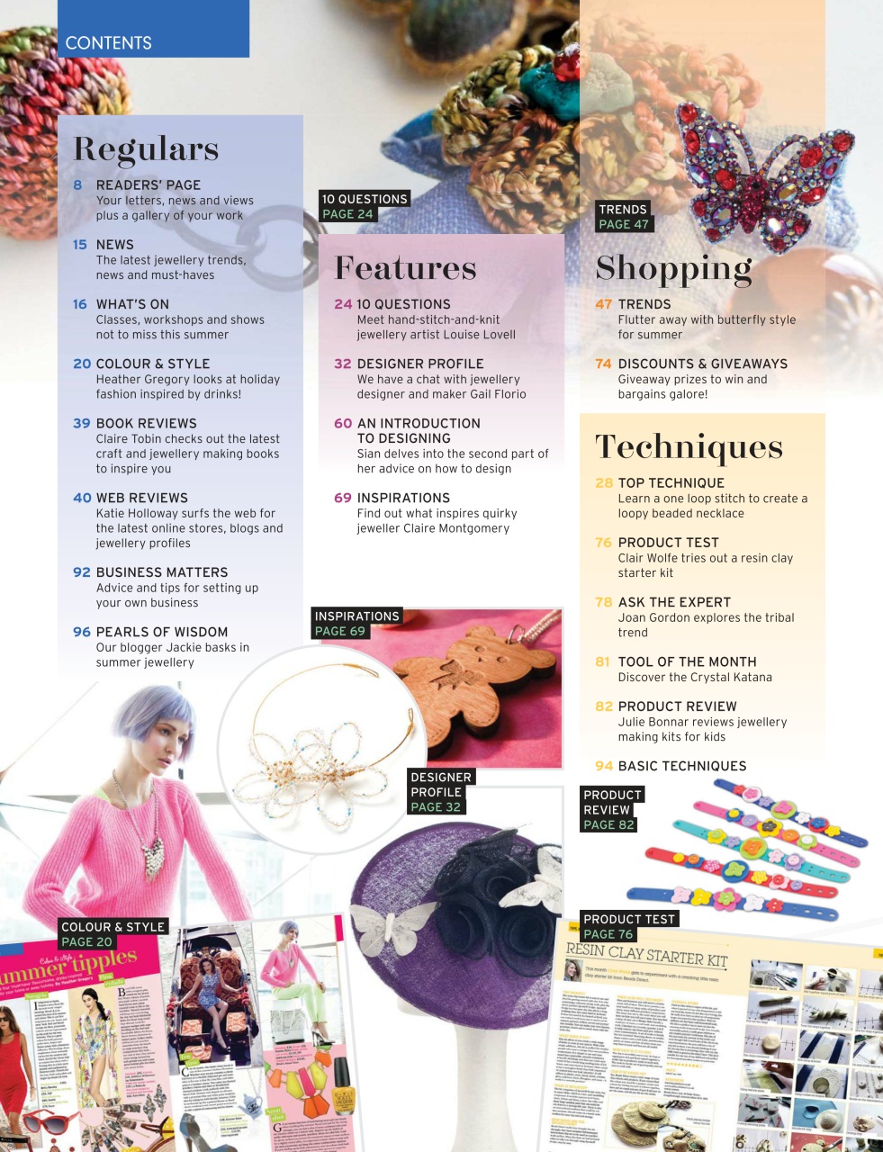 Making Jewellery Preview Pages