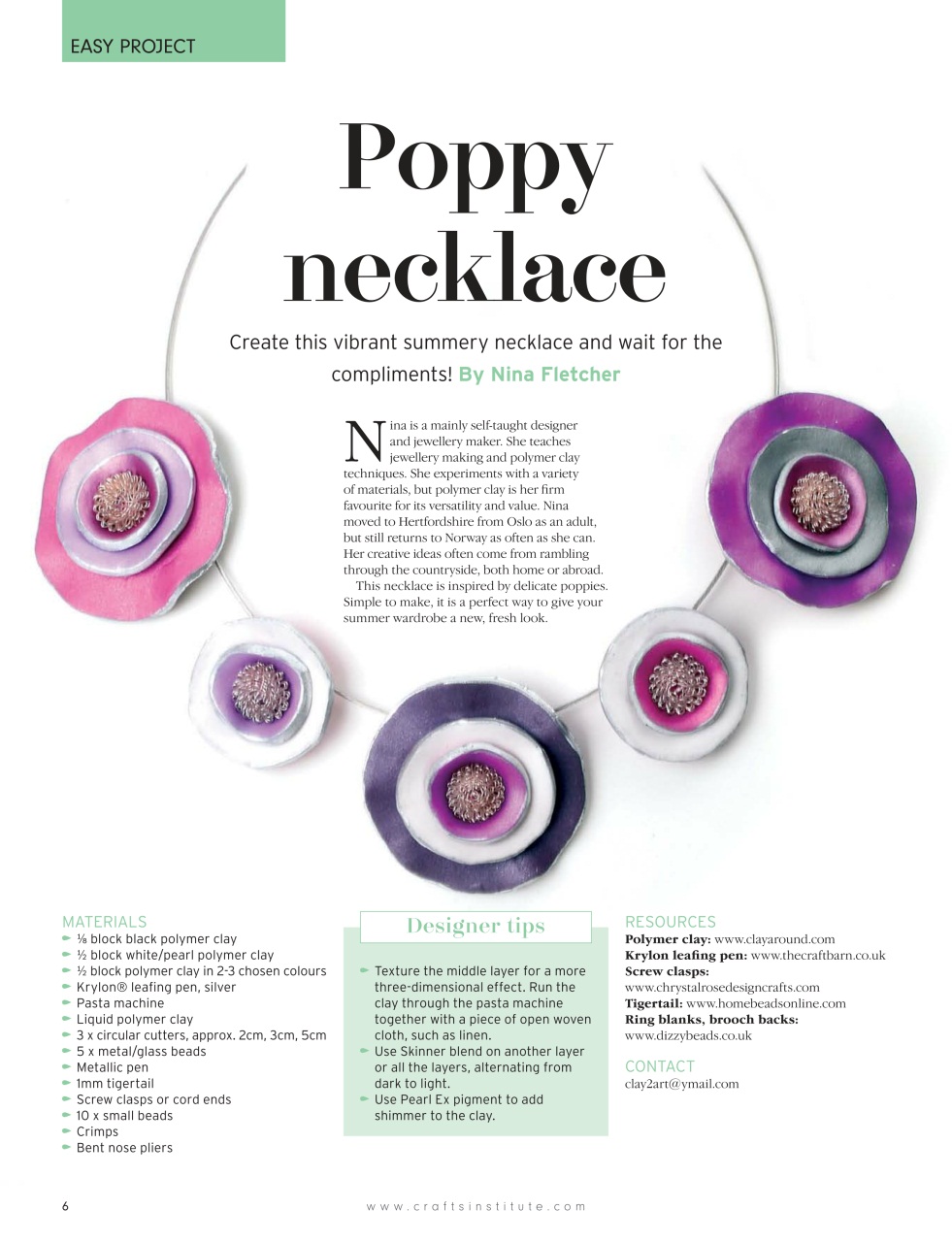 Making Jewellery Preview Pages