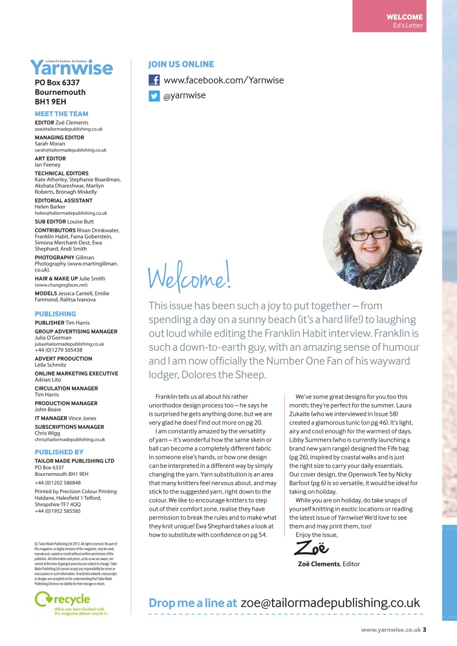 Yarnwise Preview Pages