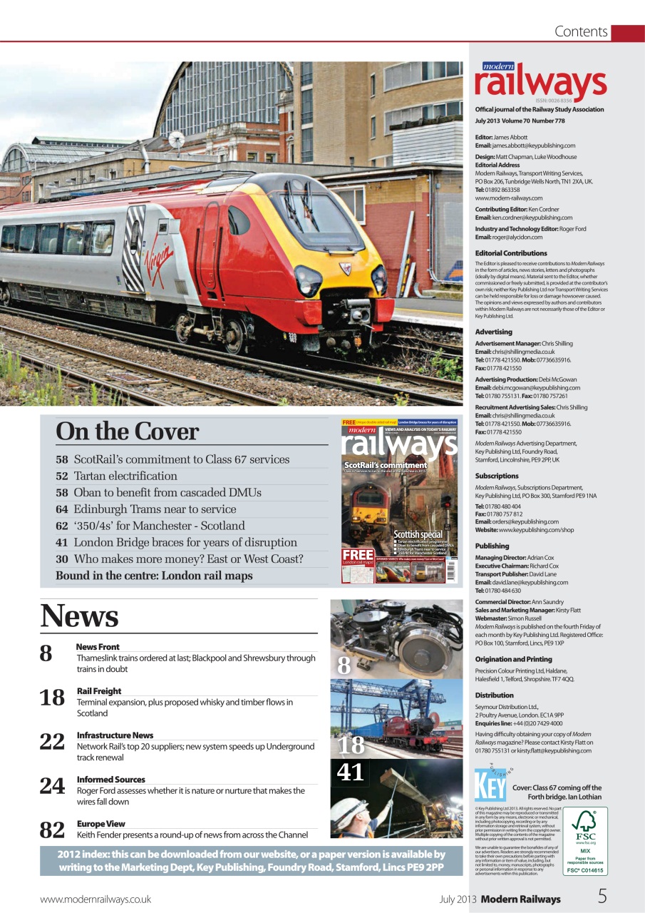 Modern Railways Preview Pages