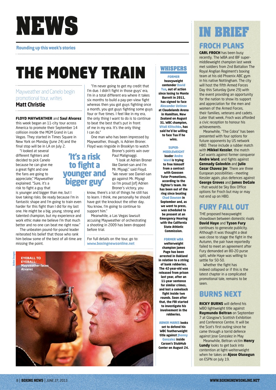 Boxing News Preview Pages