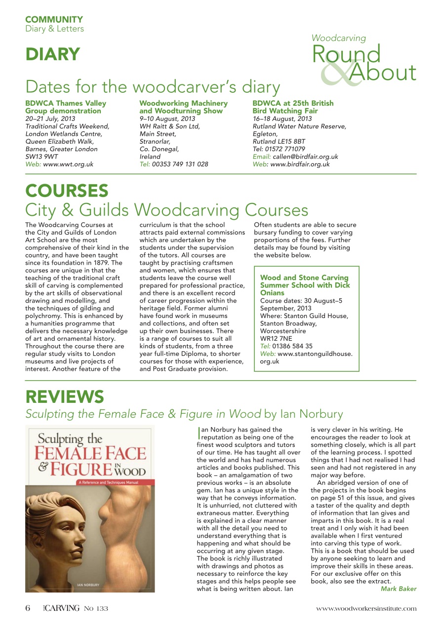 Woodcarving Preview Pages