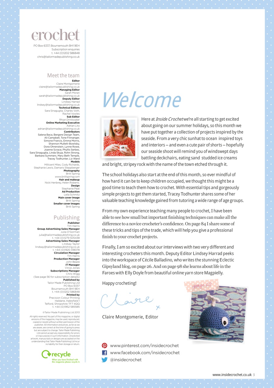 Inside Crochet Preview Pages