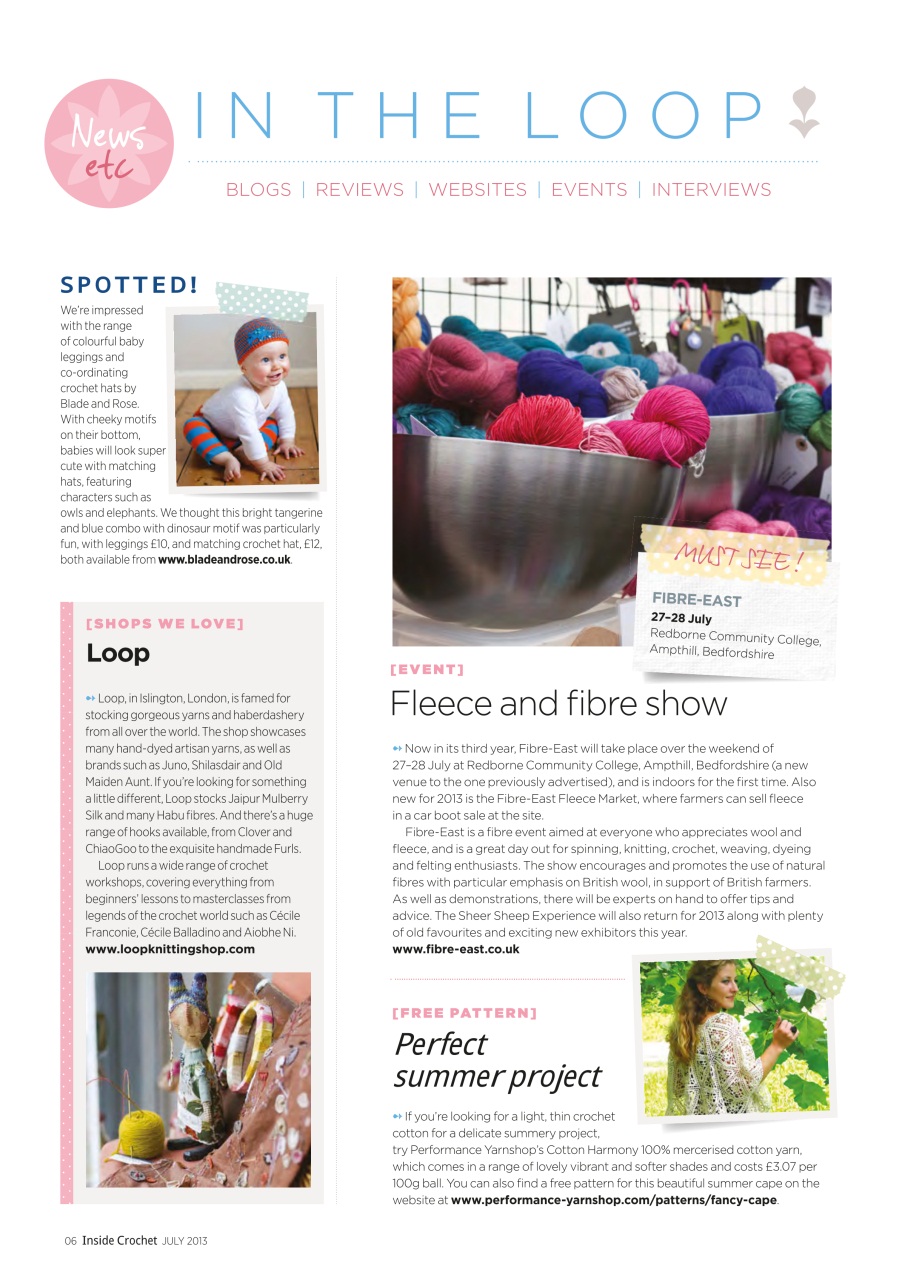 Inside Crochet Preview Pages