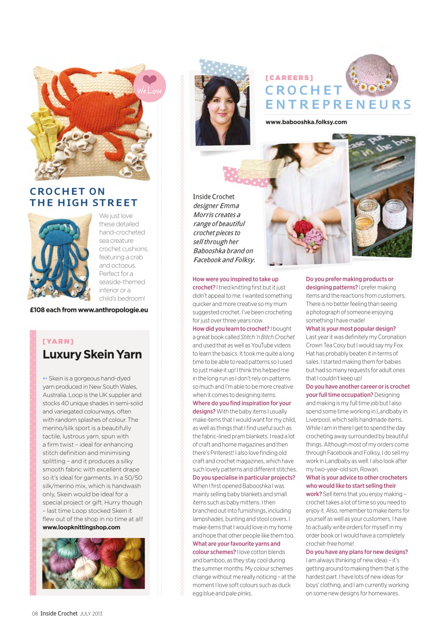 Inside Crochet Preview Pages