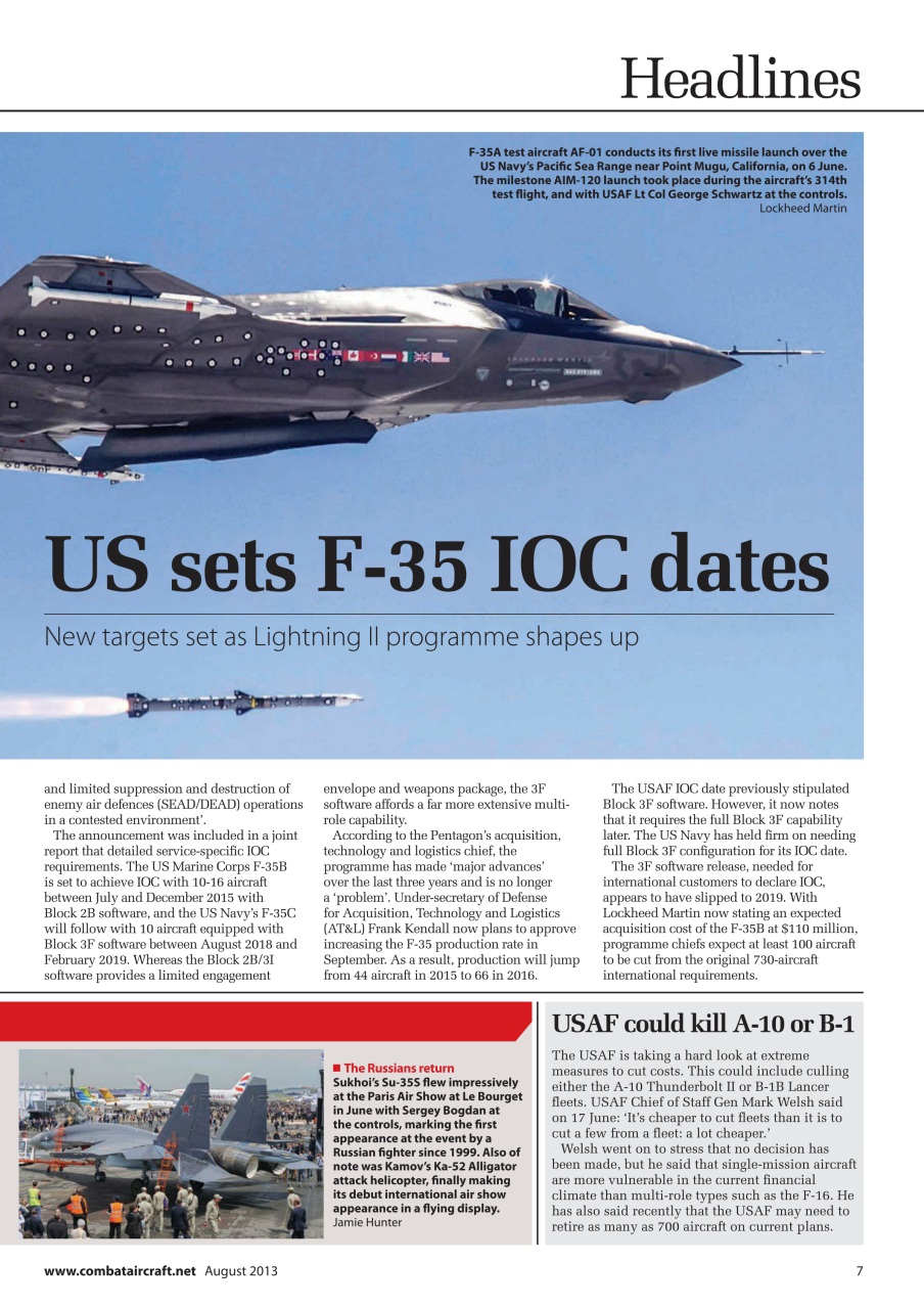 Combat Aircraft Journal Preview Pages
