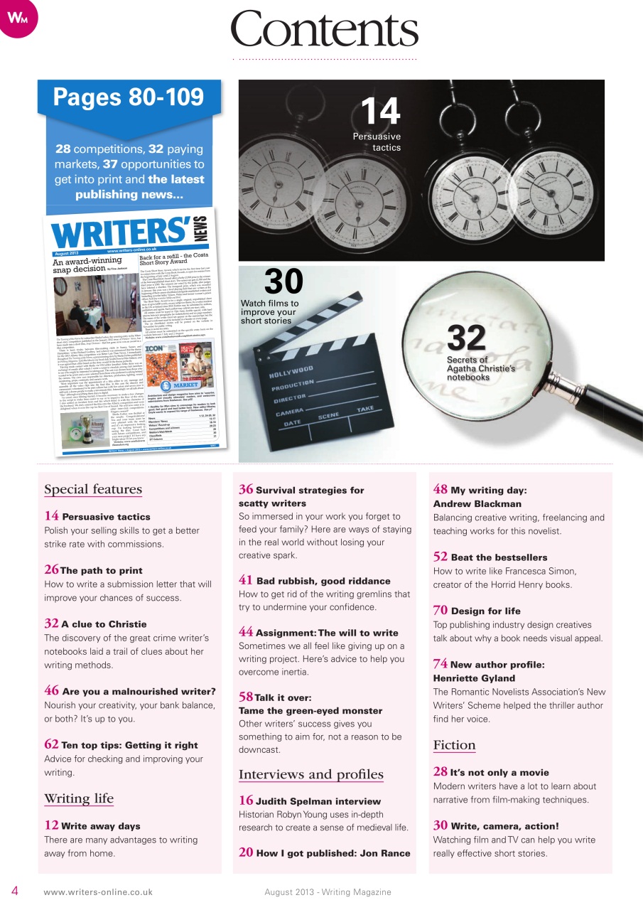 Writing Magazine Preview Pages