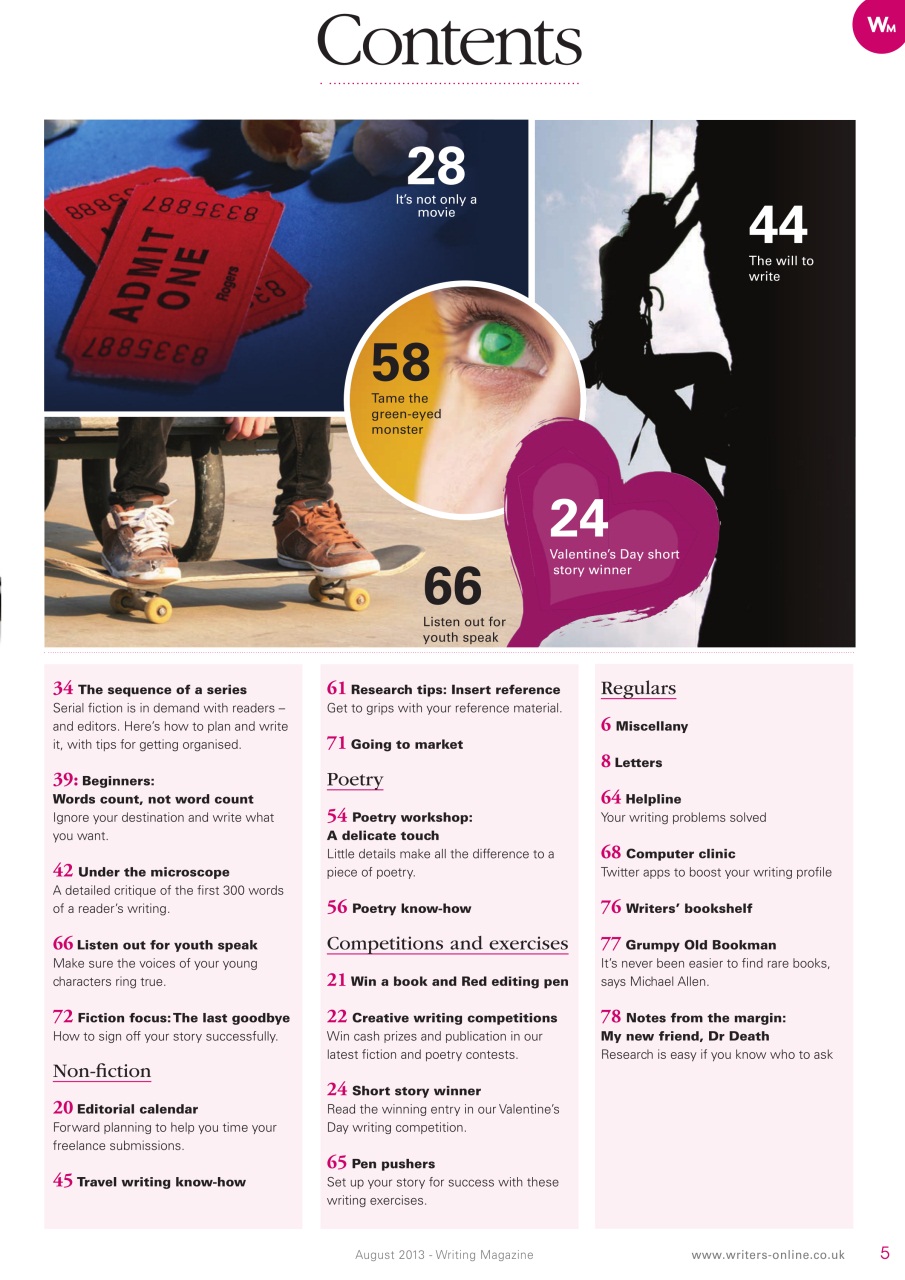 Writing Magazine Preview Pages