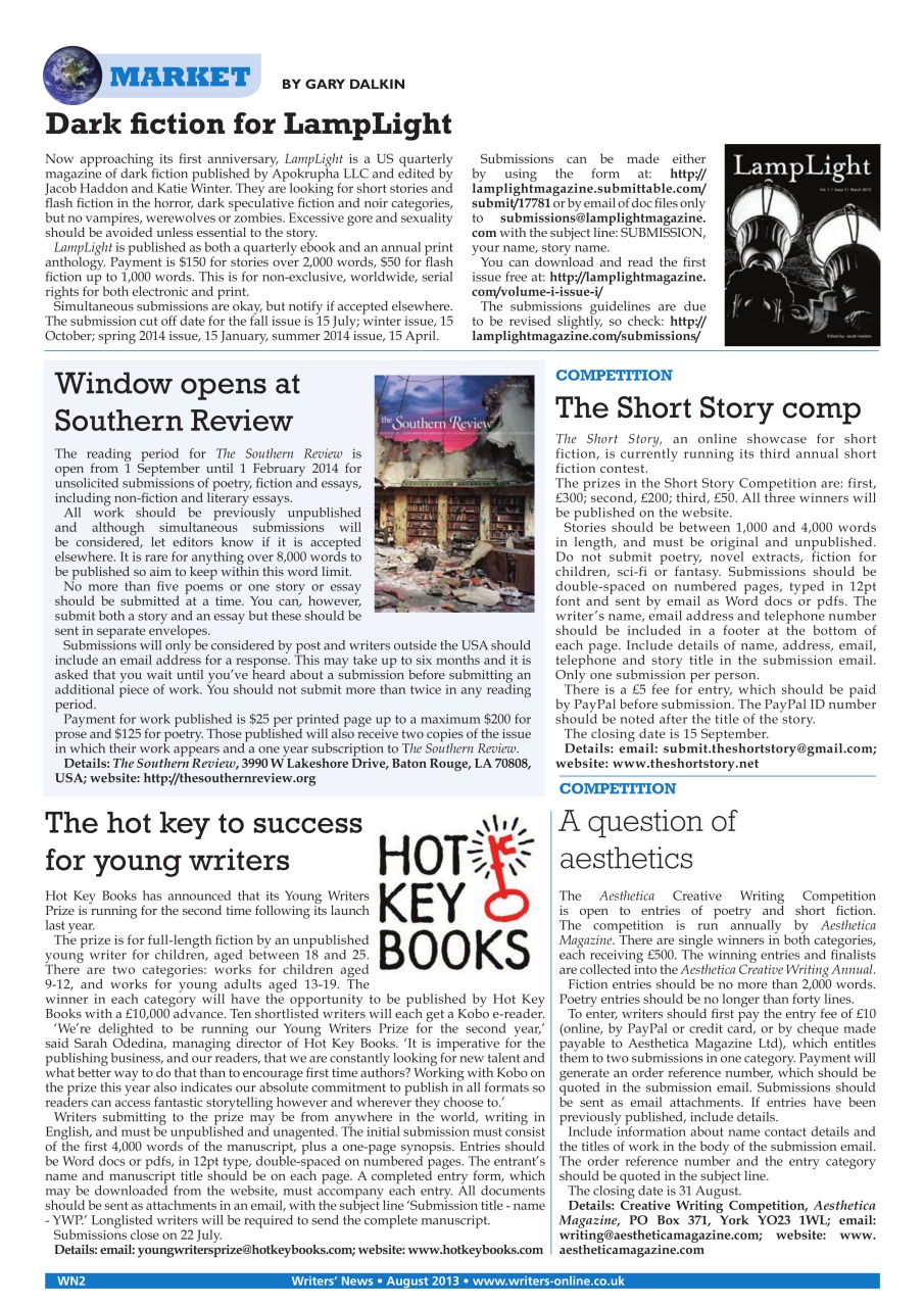 Writing Magazine Preview Pages