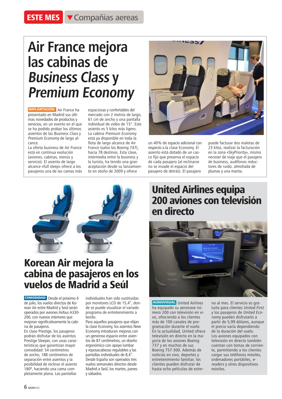 Avion Revue Internacional Preview Pages