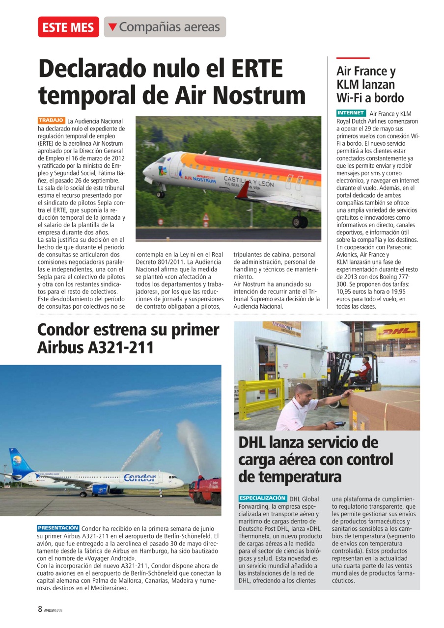 Avion Revue Internacional Preview Pages