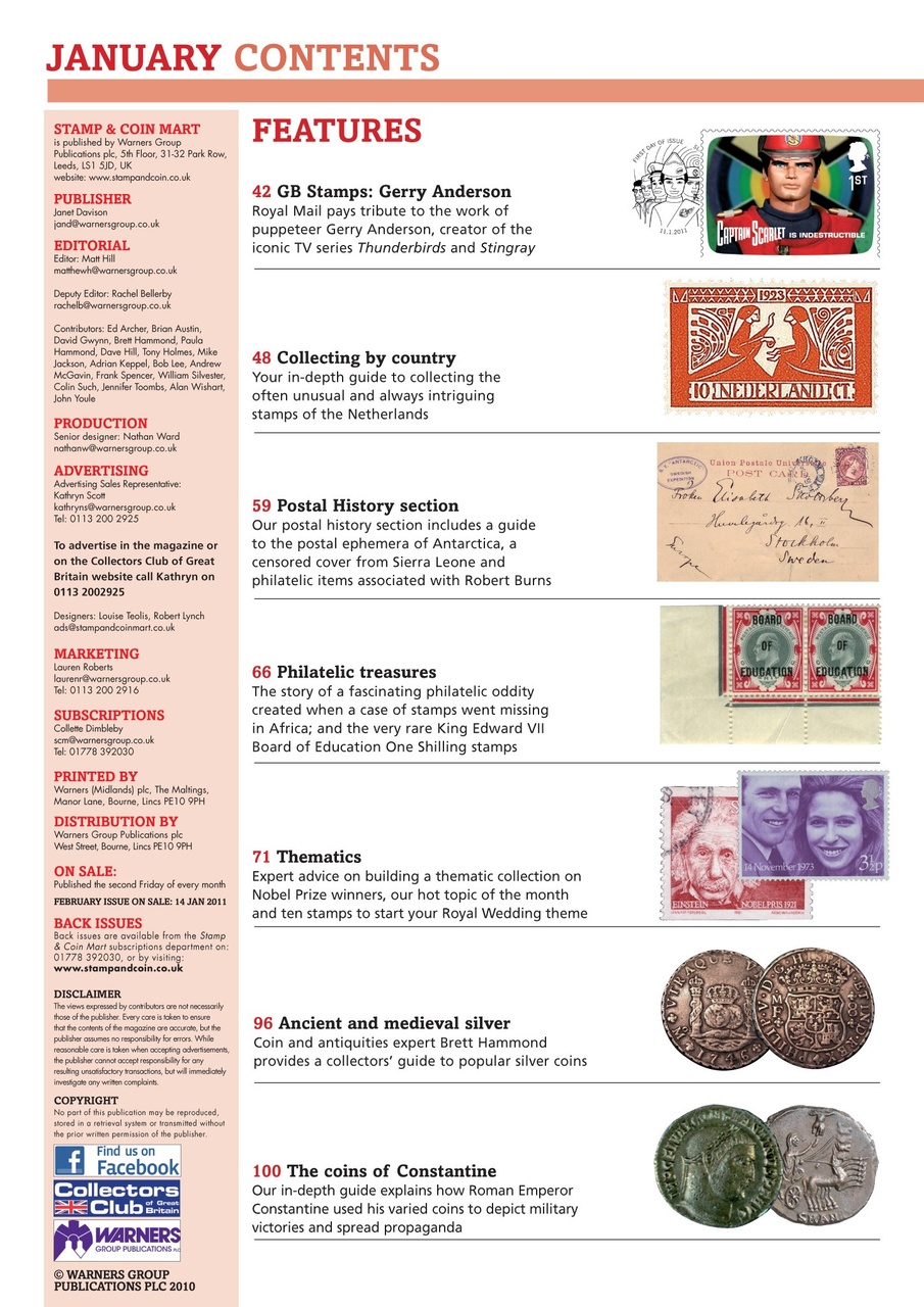 Stamp Collector Preview Pages