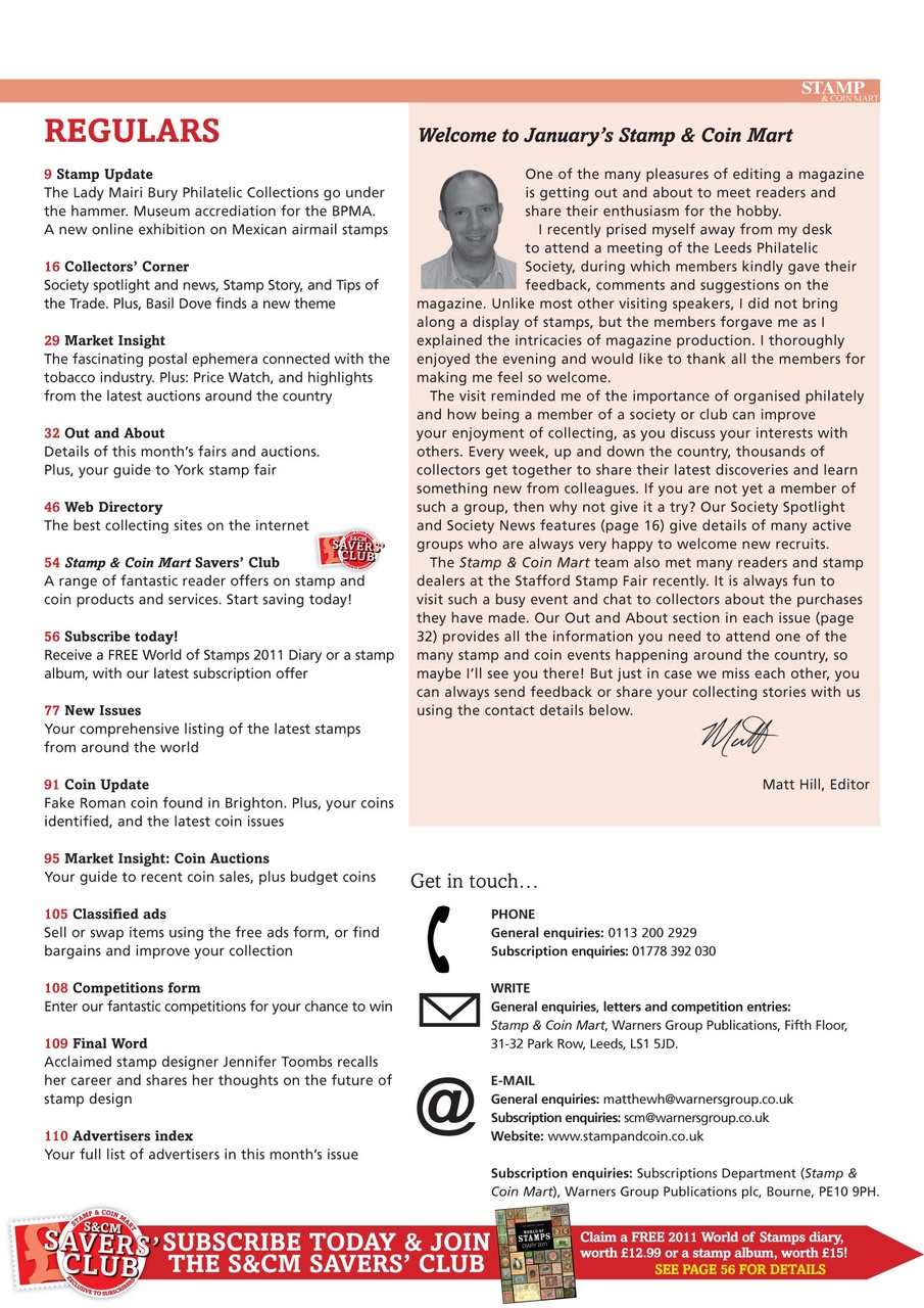 Stamp Collector Preview Pages