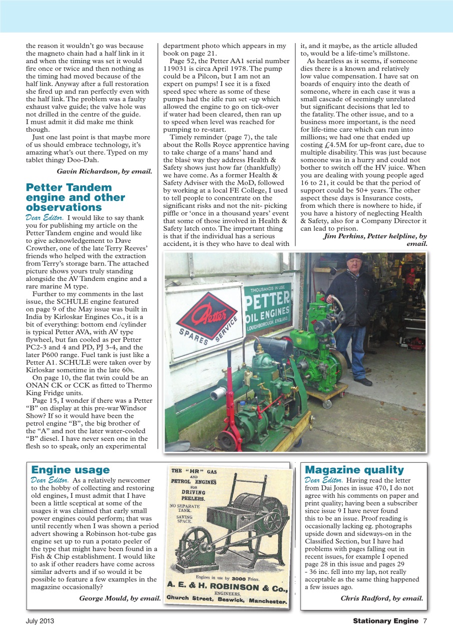 Stationary Engine Preview Pages