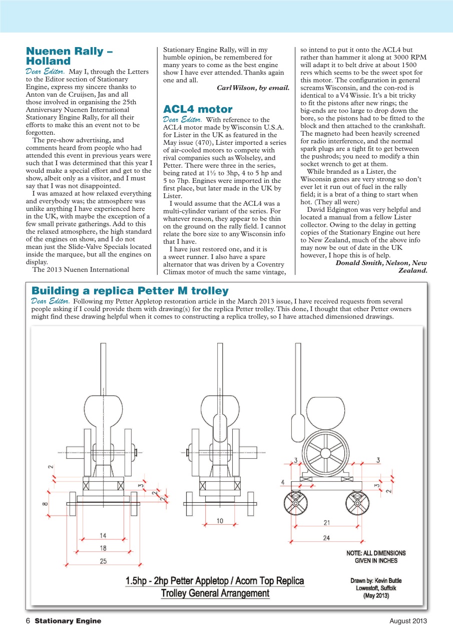 Stationary Engine Preview Pages