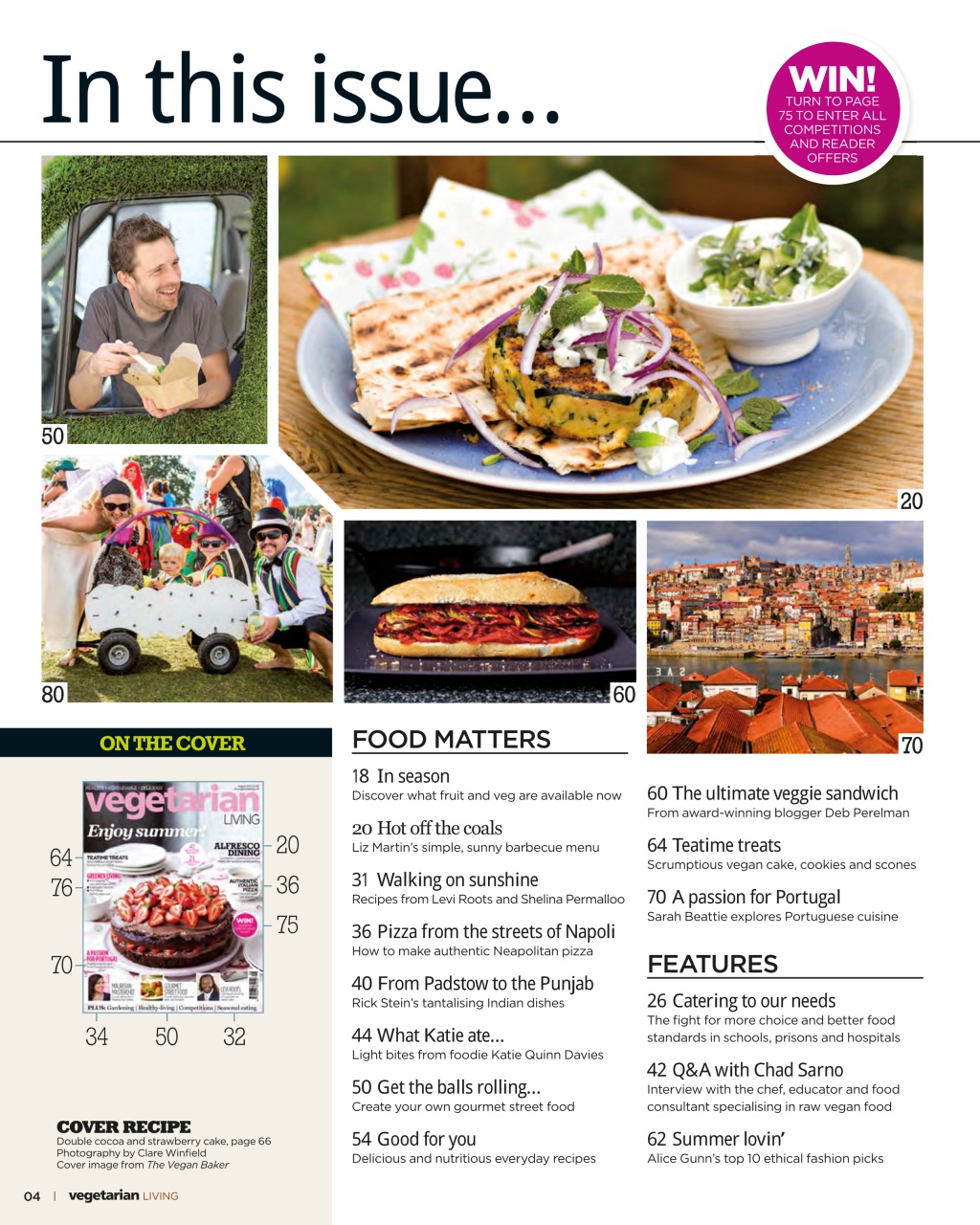 Vegetarian Living Preview Pages