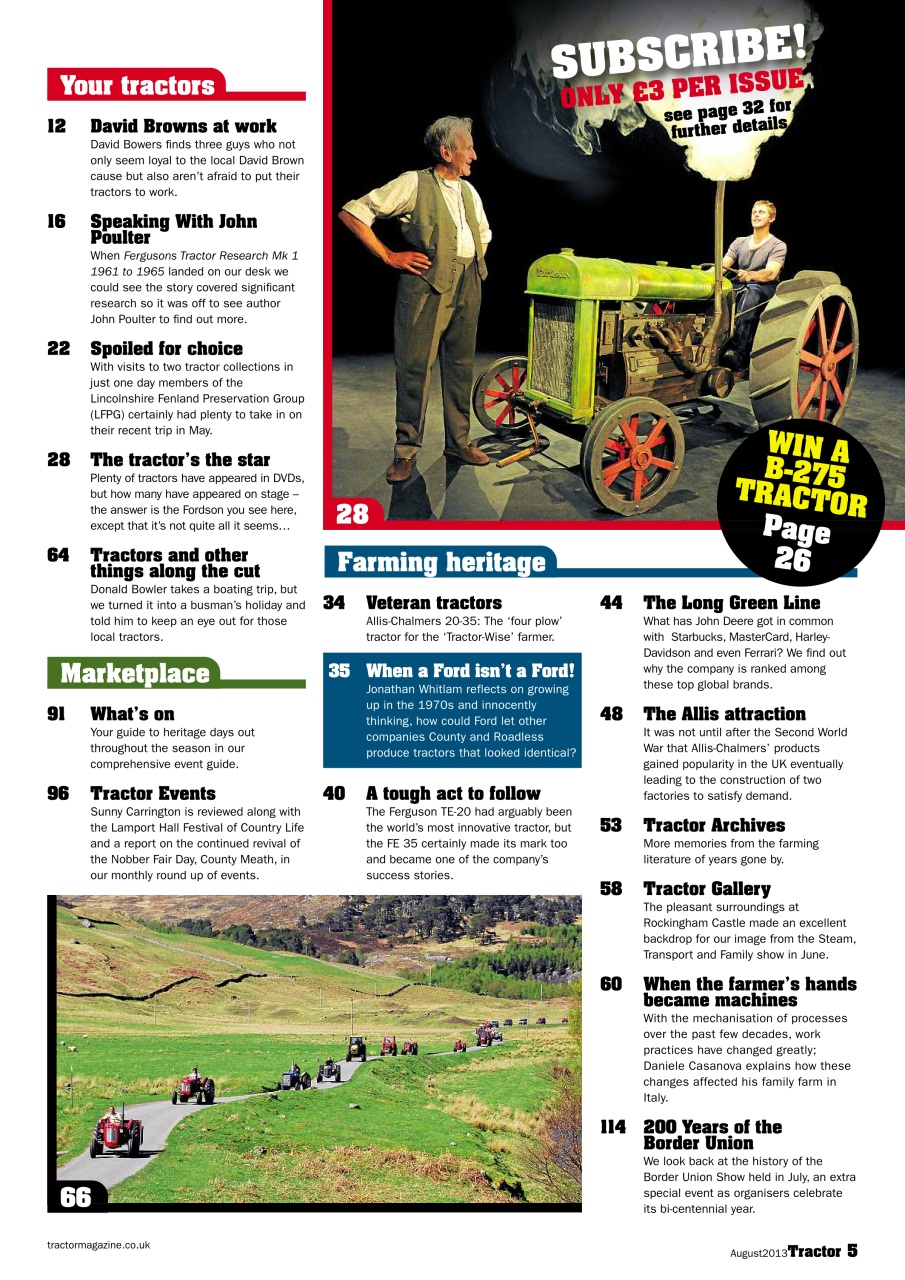 Tractor & Farming Heritage Magazine Preview Pages
