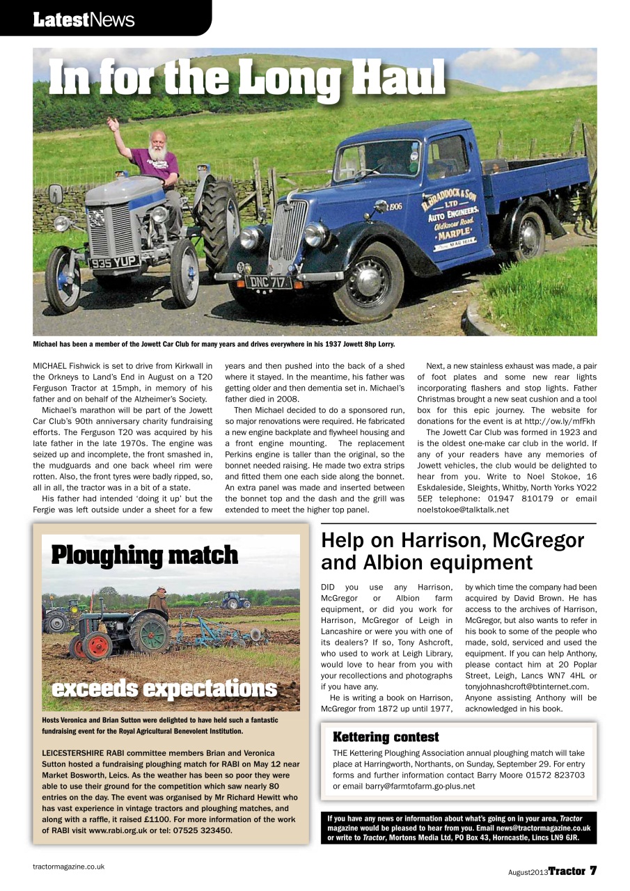 Tractor & Farming Heritage Magazine Preview Pages