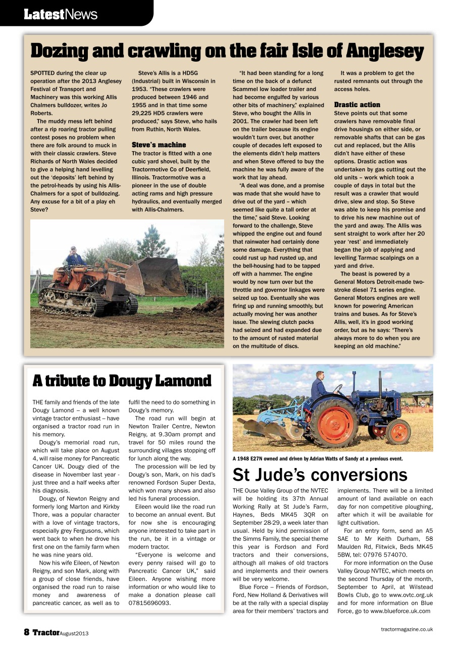 Tractor & Farming Heritage Magazine Preview Pages