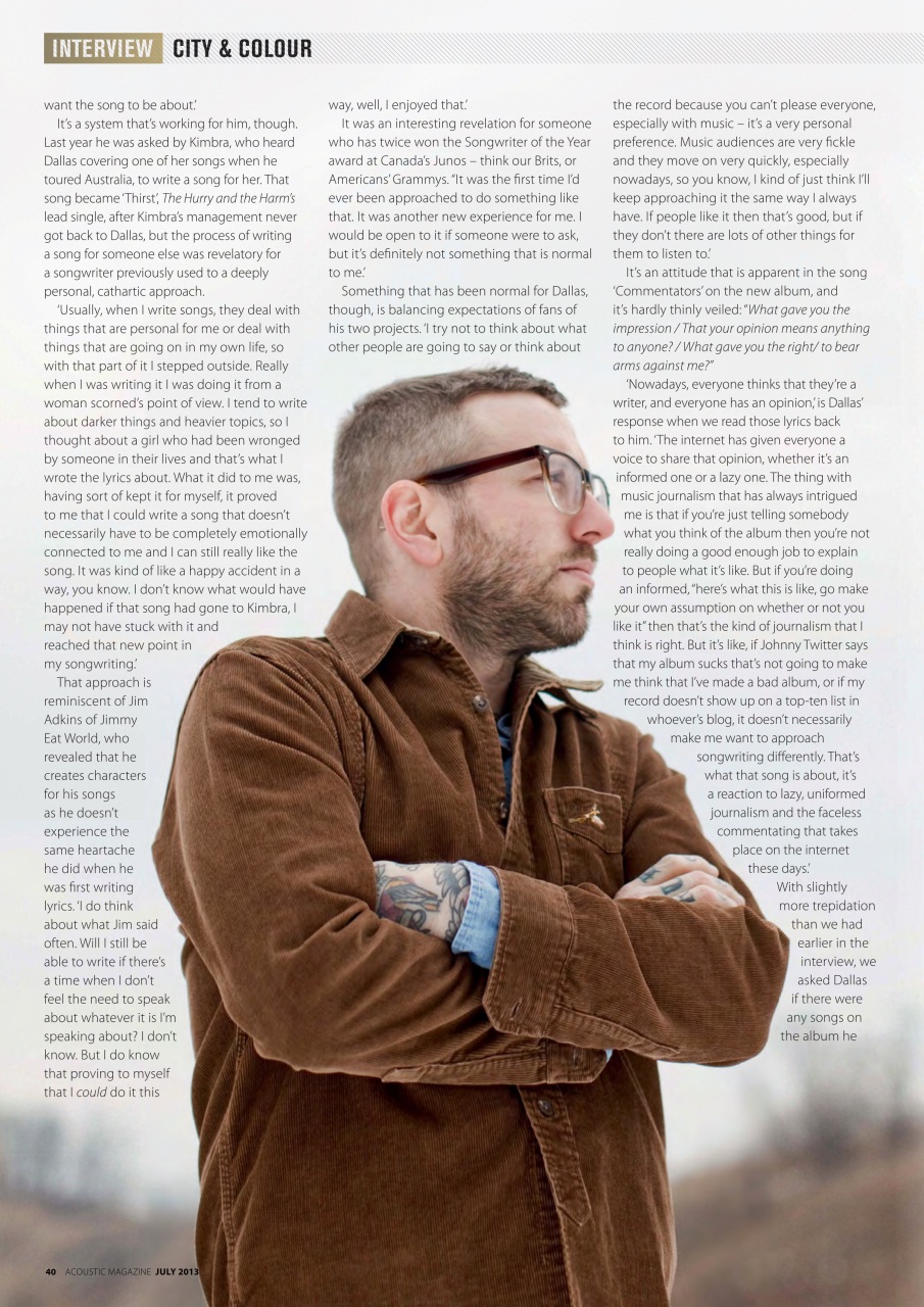 Acoustic Preview Pages