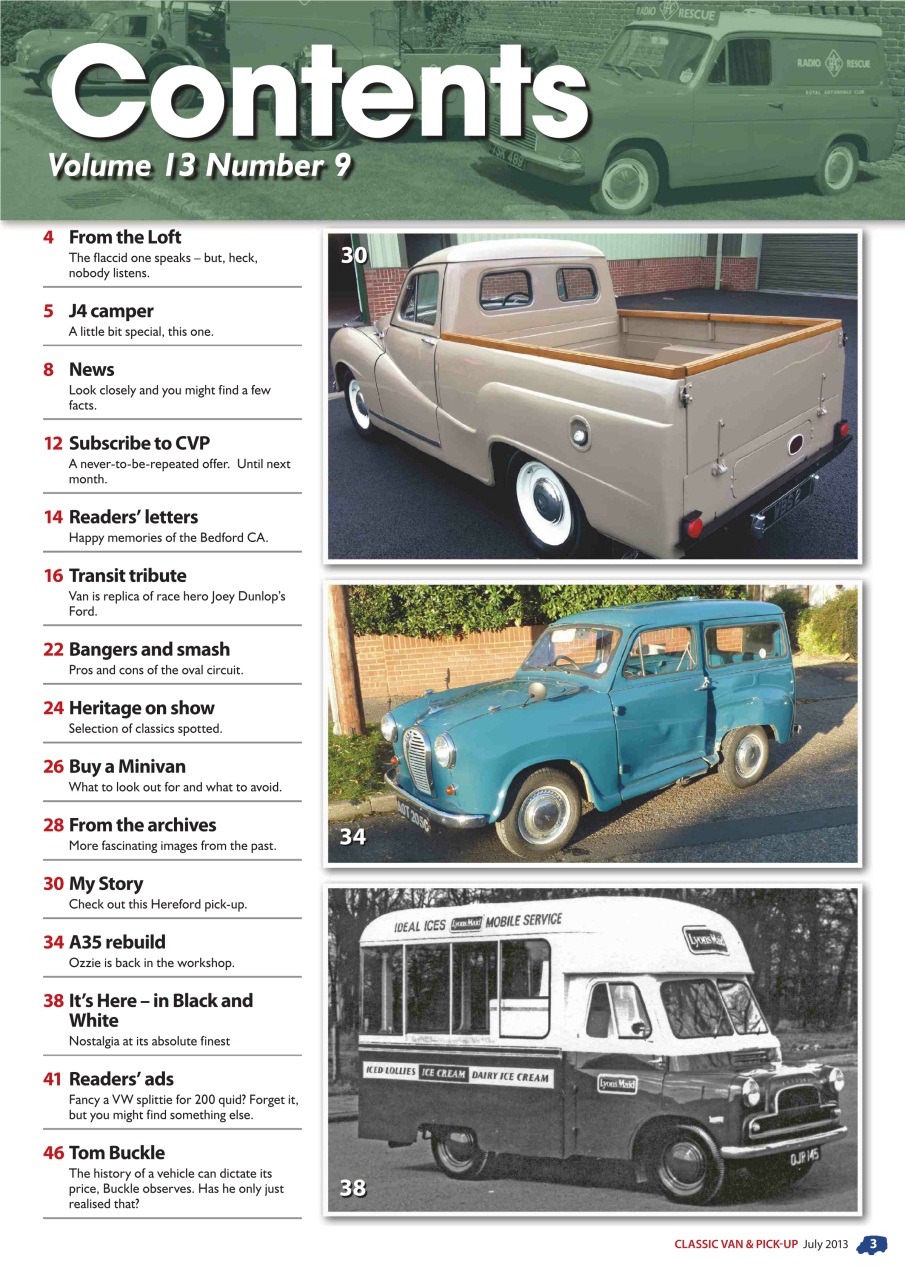 Classic Van & Pick-up Preview Pages