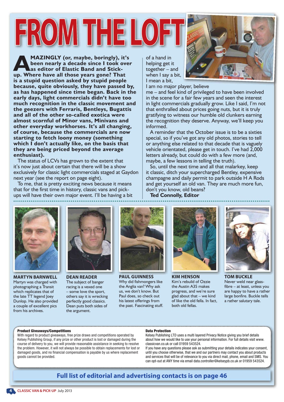 Classic Van & Pick-up Preview Pages