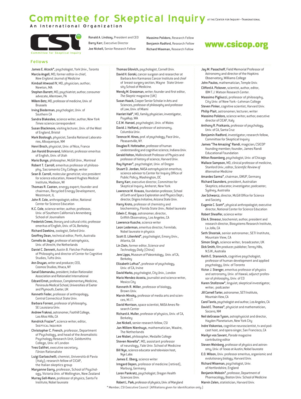 Skeptical Inquirer Preview Pages