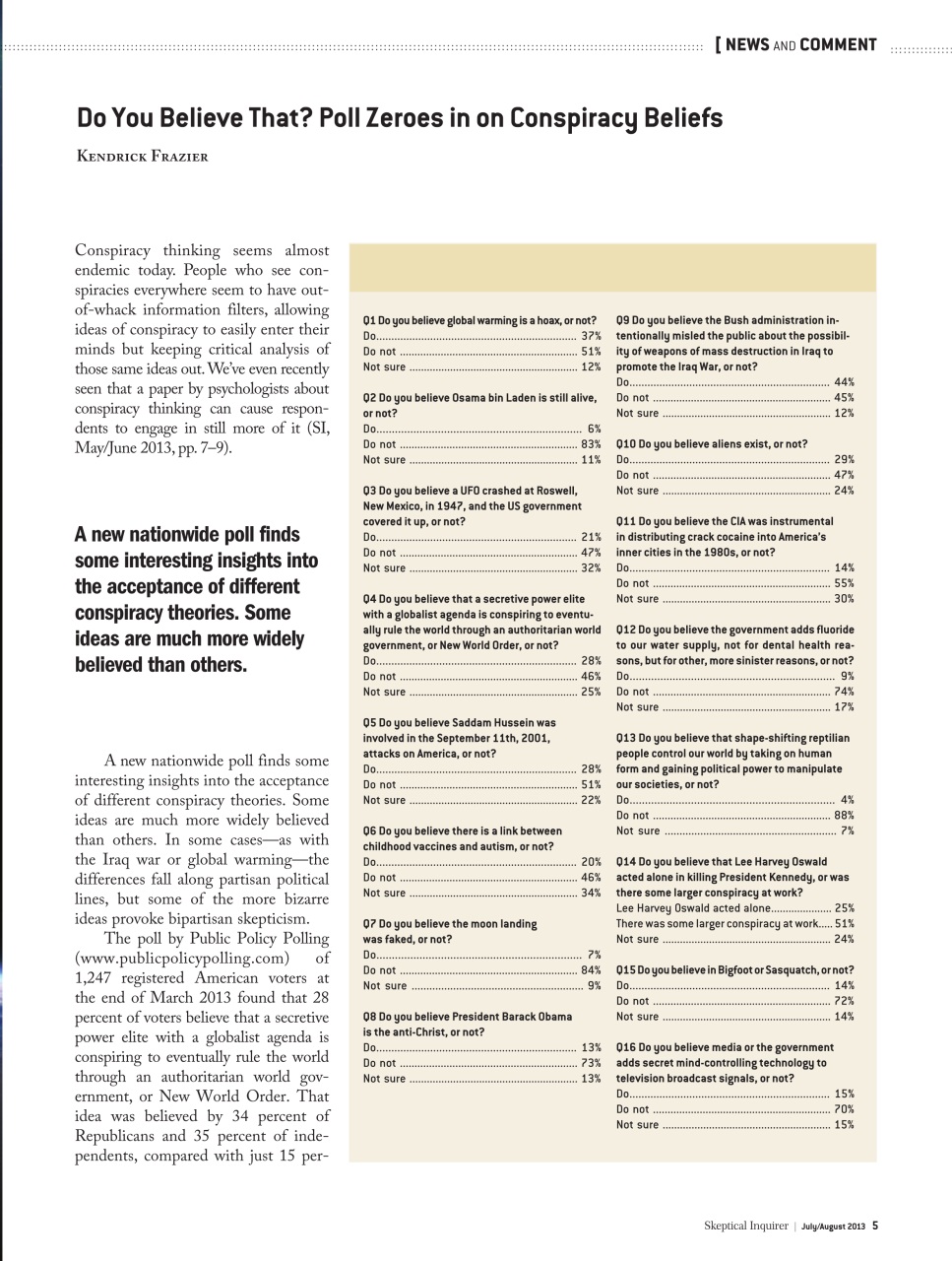 Skeptical Inquirer Preview Pages