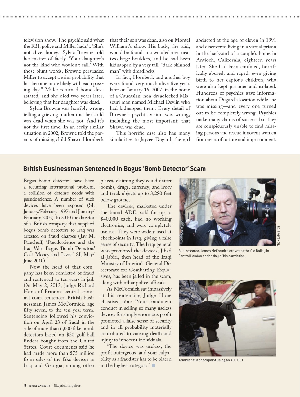 Skeptical Inquirer Preview Pages