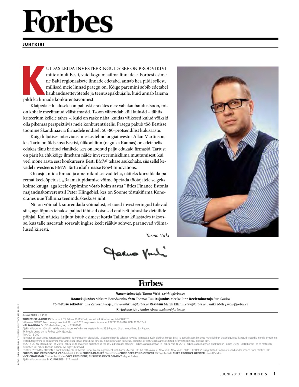Forbes Estonia Preview Pages