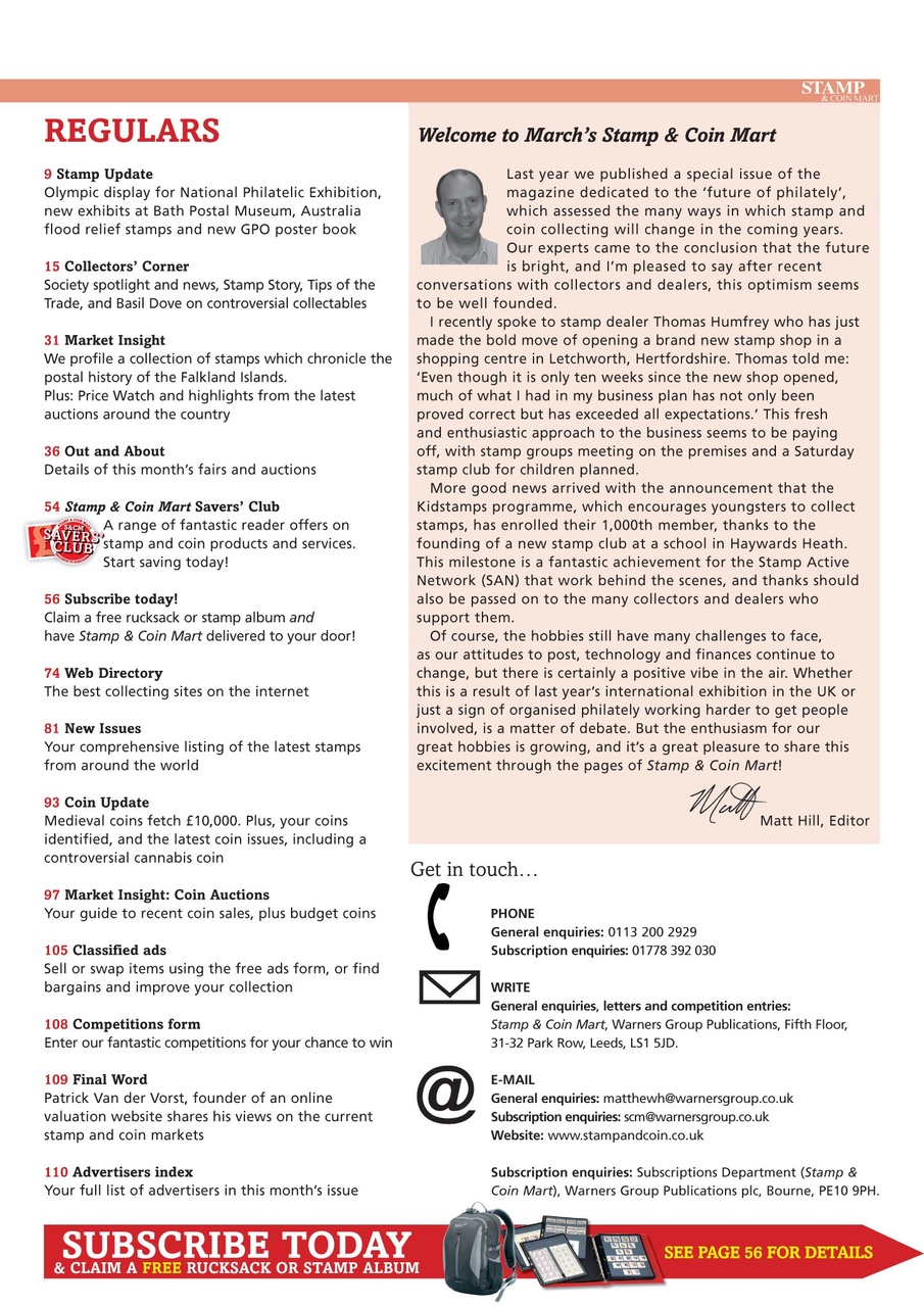 Stamp Collector Preview Pages