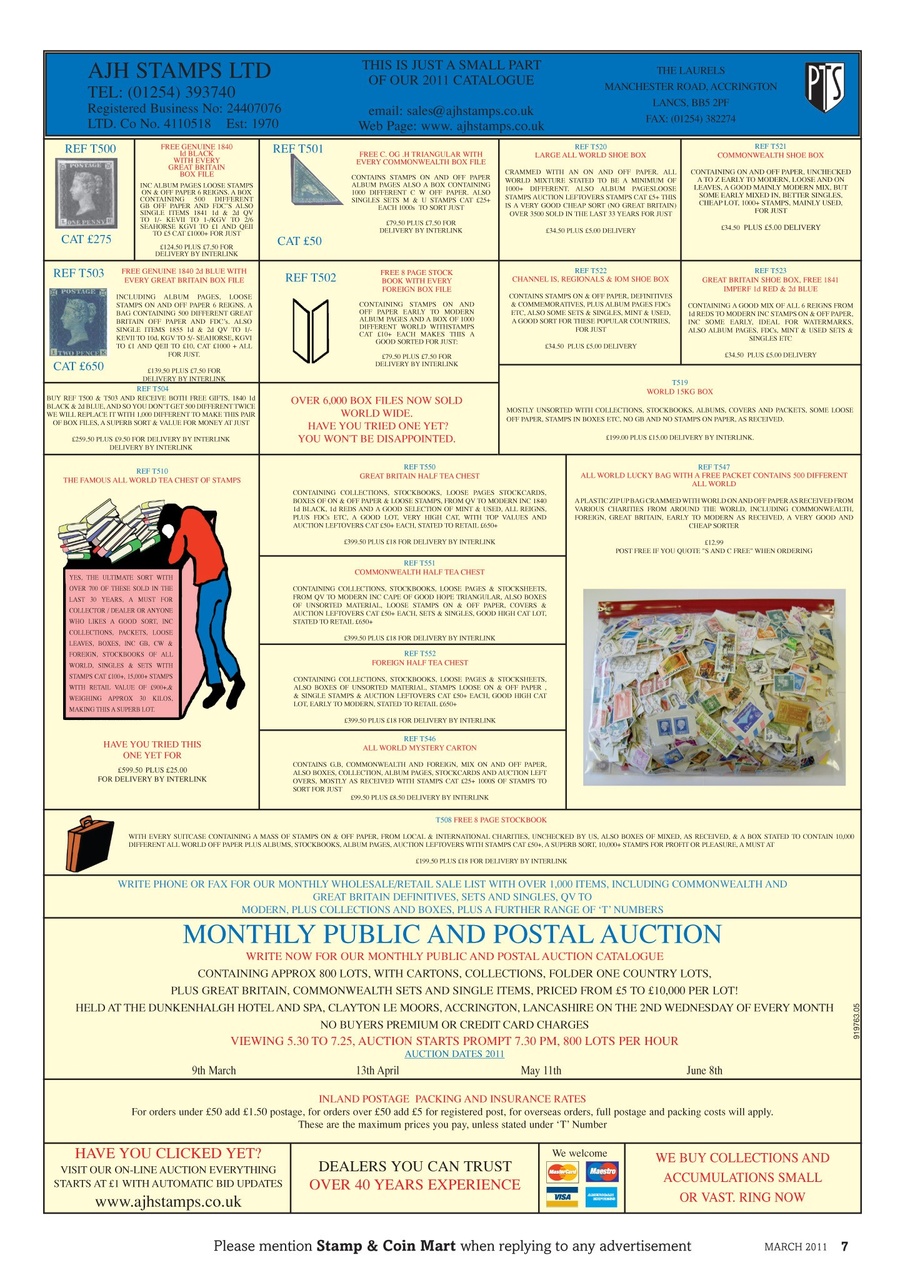 Stamp Collector Preview Pages