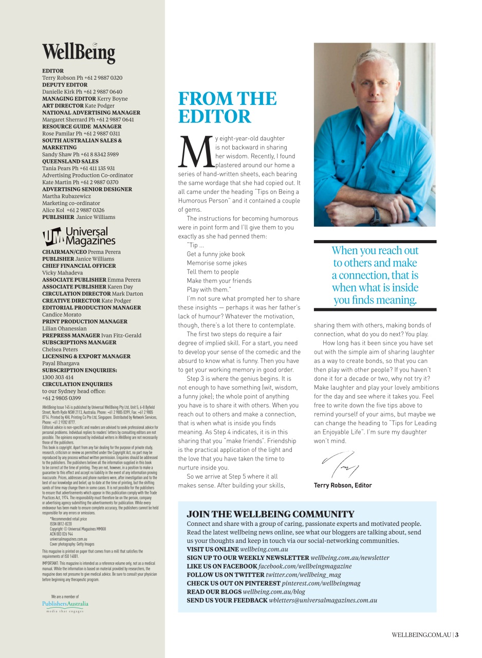 WellBeing Preview Pages