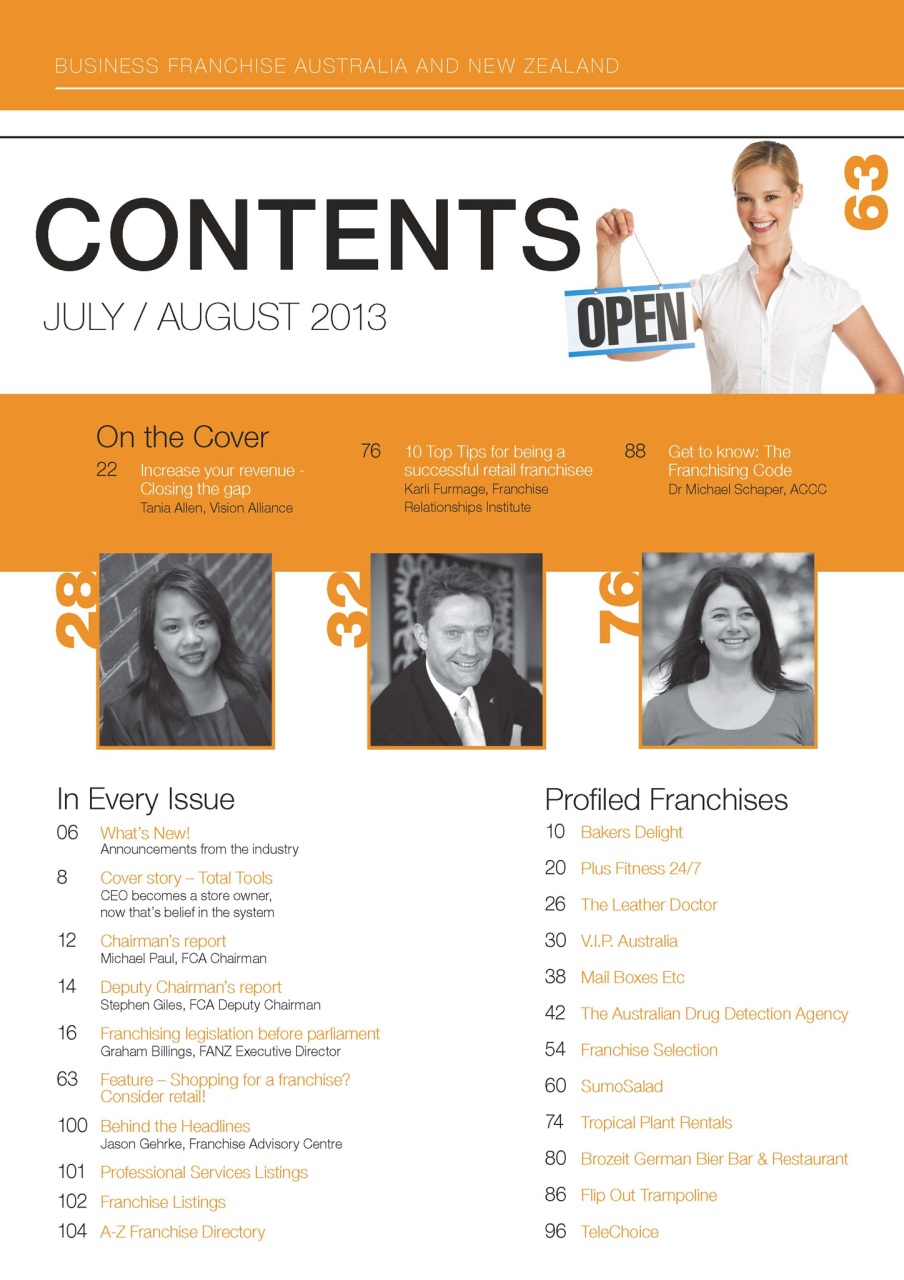 Business Franchise Australia&NZ Preview Pages