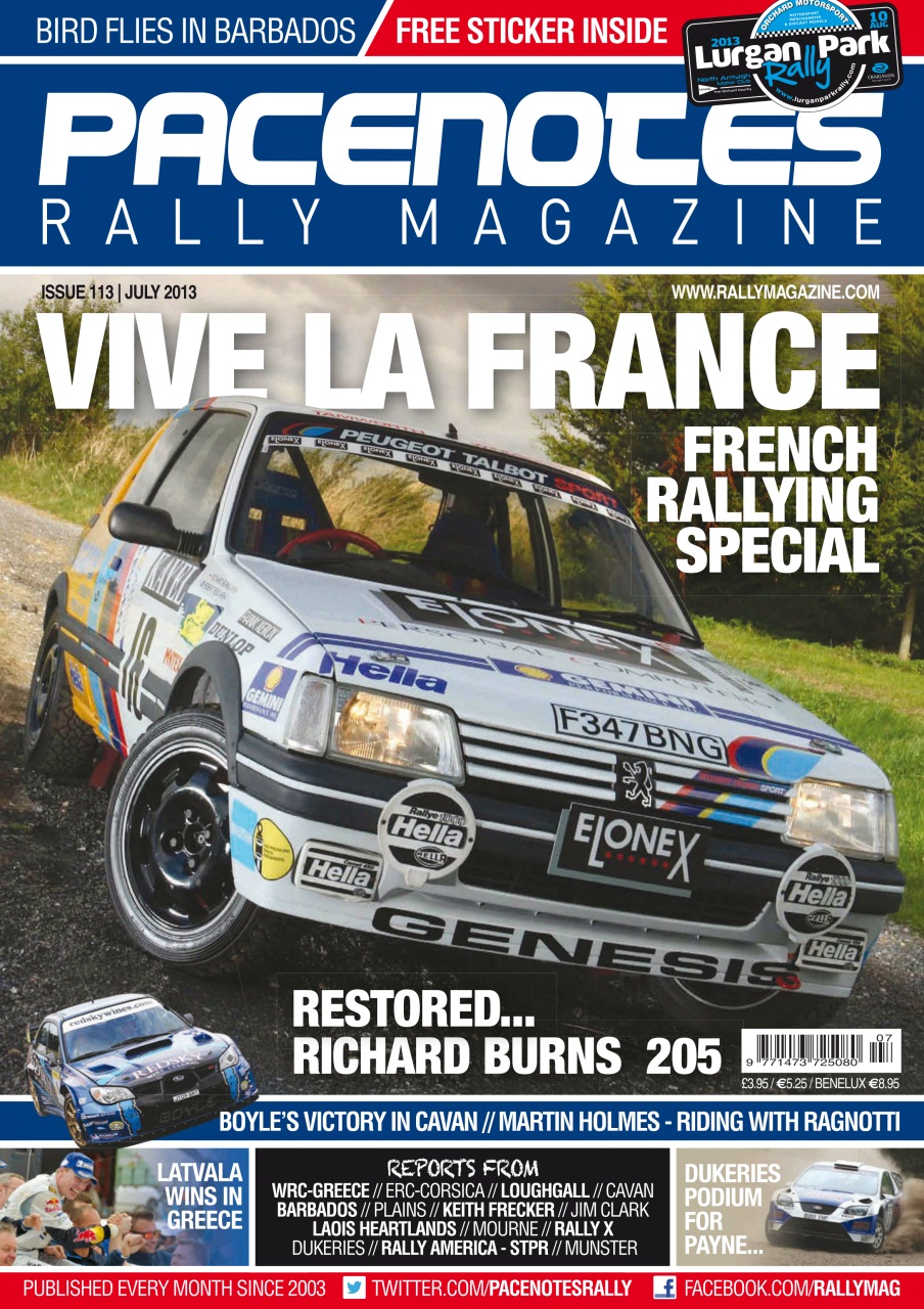 Pacenotes Rally magazine Preview Pages