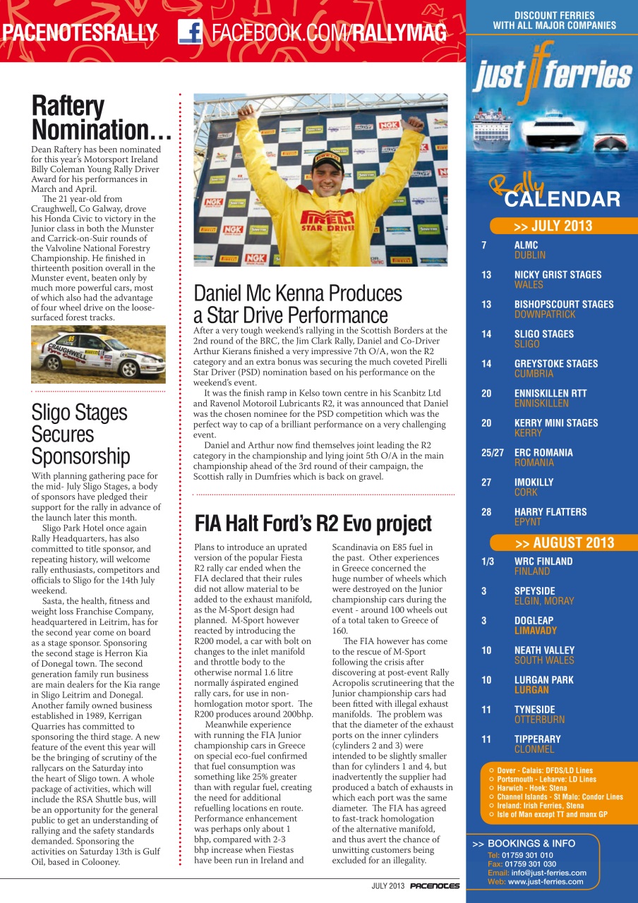 Pacenotes Rally magazine Preview Pages