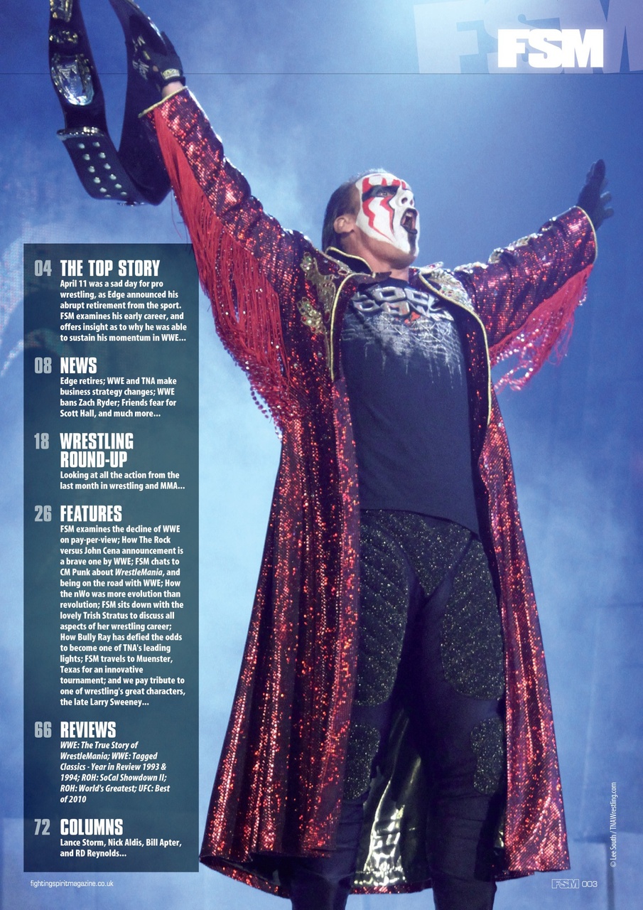 Wrestletalk Magazine Preview Pages