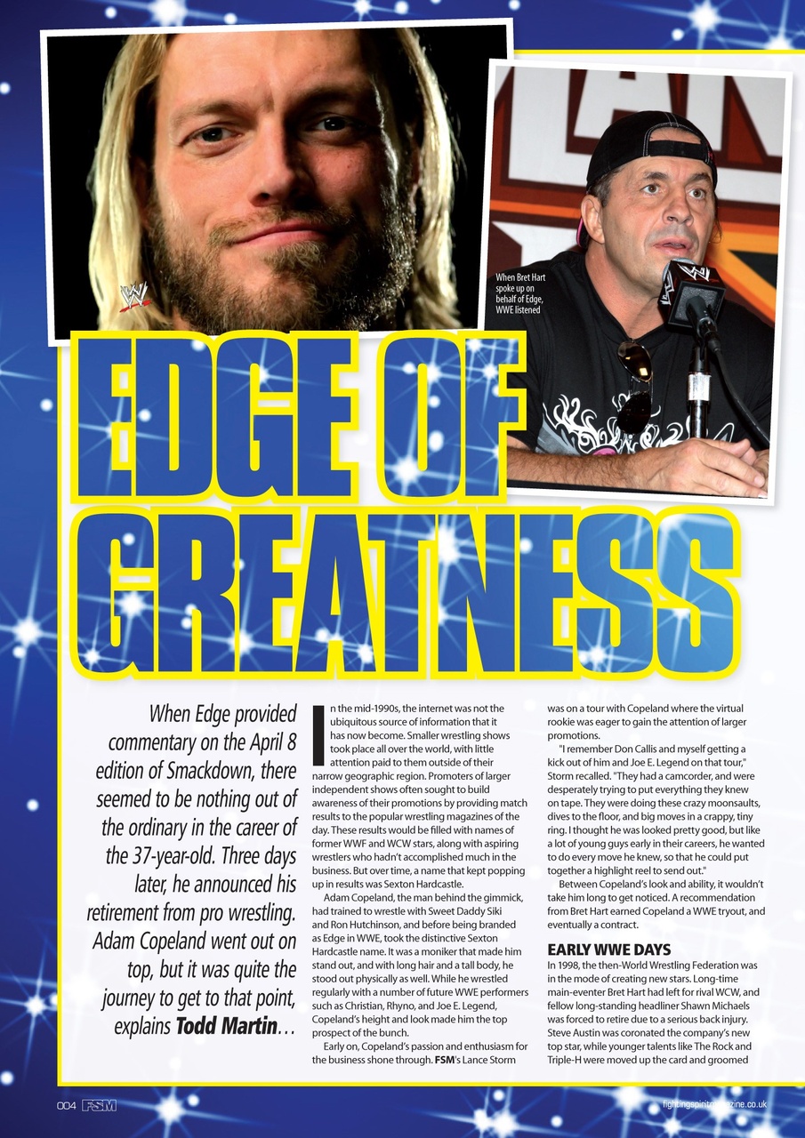 Wrestletalk Magazine Preview Pages