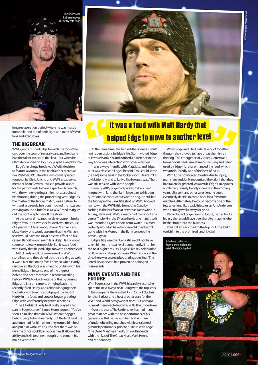 Wrestletalk Magazine Preview Pages