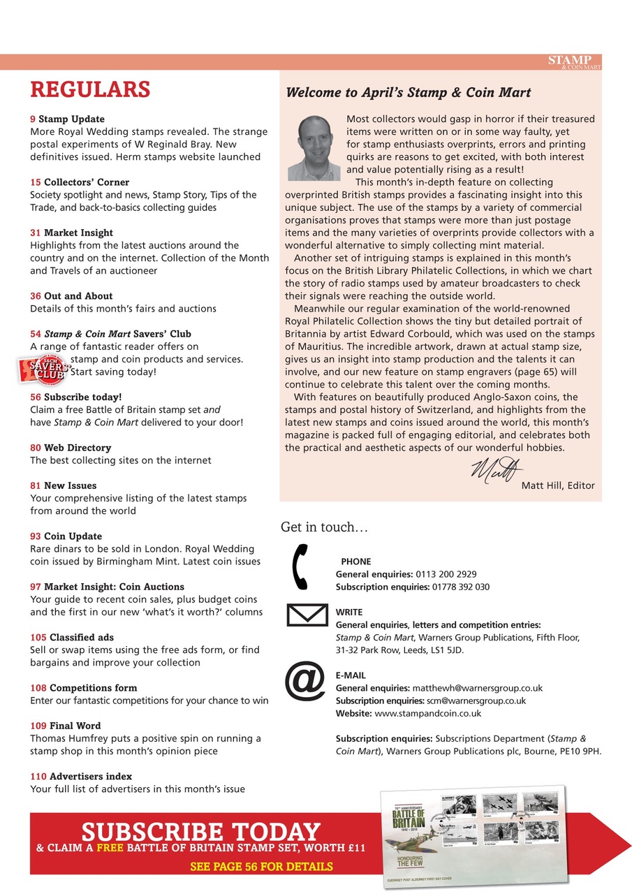 Stamp Collector Preview Pages