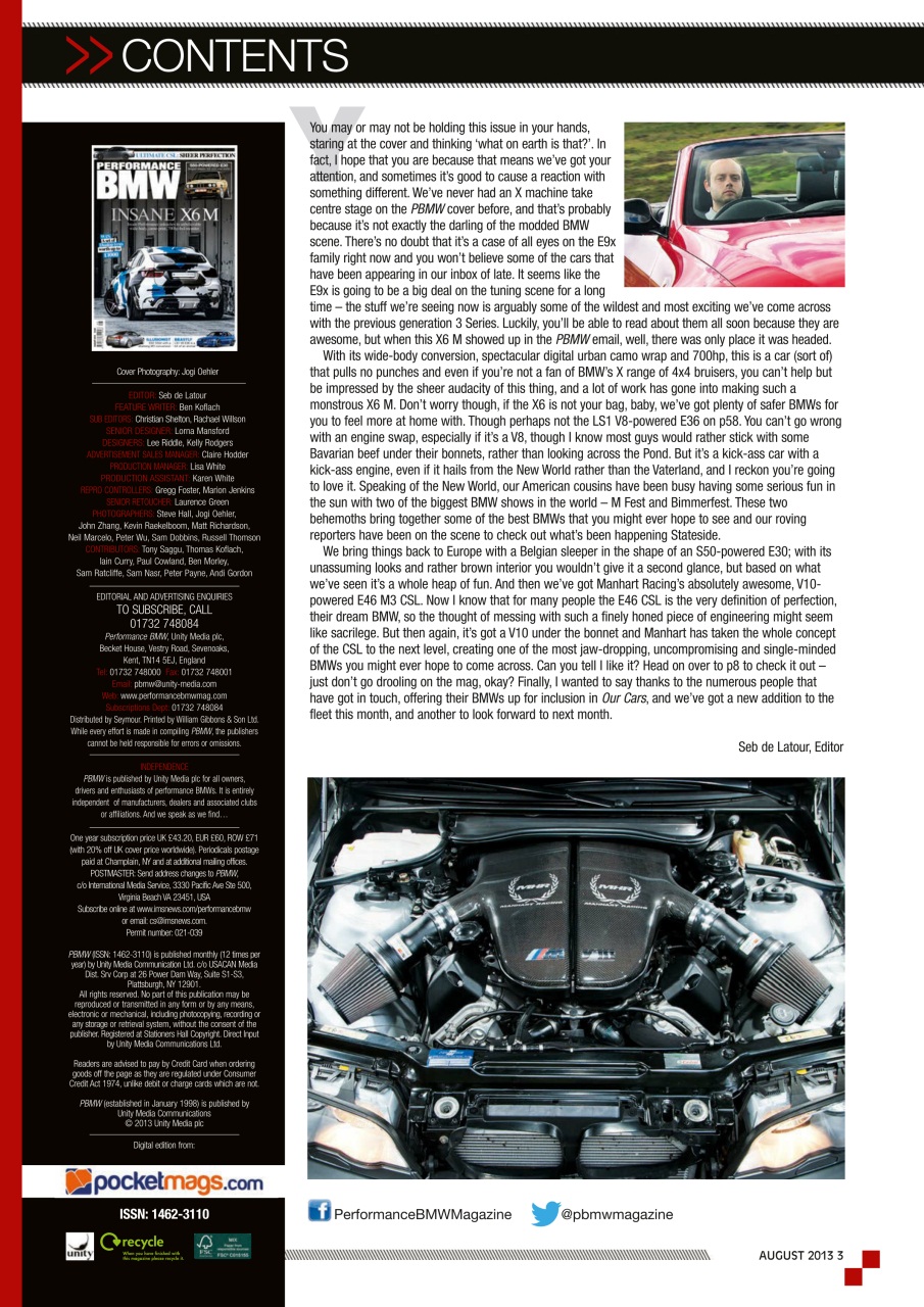 Performance BMW Preview Pages