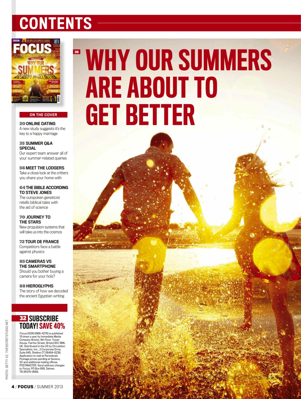 BBC Science Focus Magazine Preview Pages