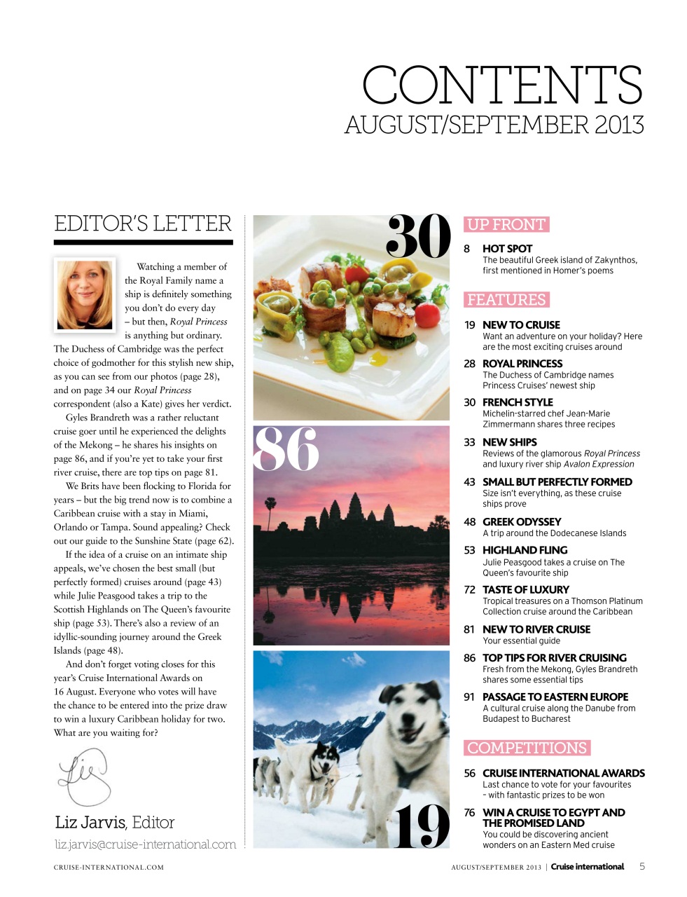 Cruise & Travel Preview Pages