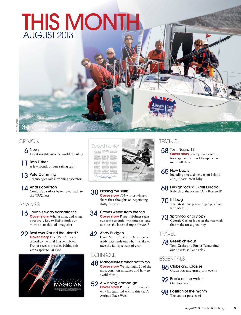 Yachts & Yachting Preview Pages