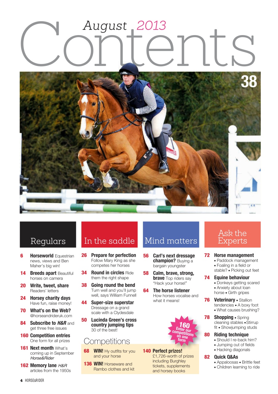 Horse&Rider Magazine - UK equestrian magazine for Horse and Rider Preview Pages