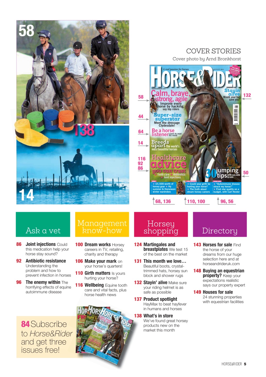 Horse&Rider Magazine - UK equestrian magazine for Horse and Rider Preview Pages